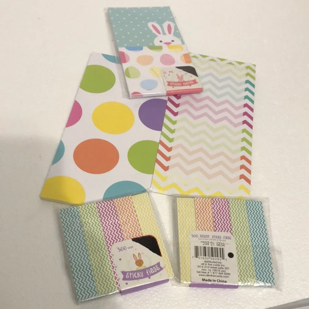 Stationary Bunny Sticky Notes bundle